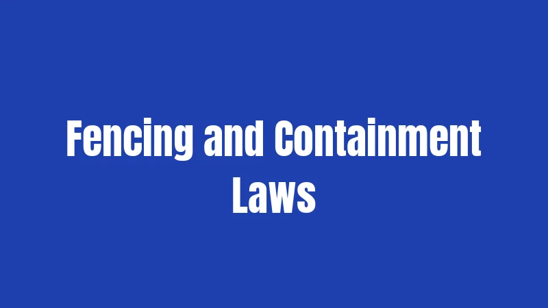 Horse Laws in Missouri (2026): Rules Every Owner Must Ride By 2 Fencing and Containment Laws