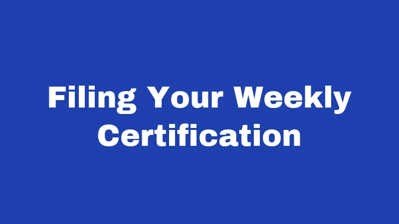 Unemployment Laws in Oklahoma (2026): Your Benefits Explained Simply 5 Filing Your Weekly Certification
