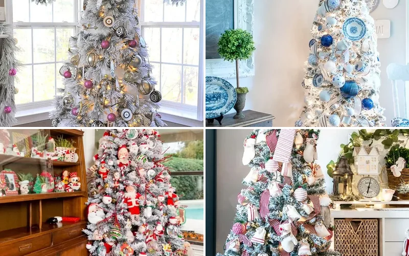 27 Stunning Flocked Christmas Tree Ideas That Transform Your Holiday Decor