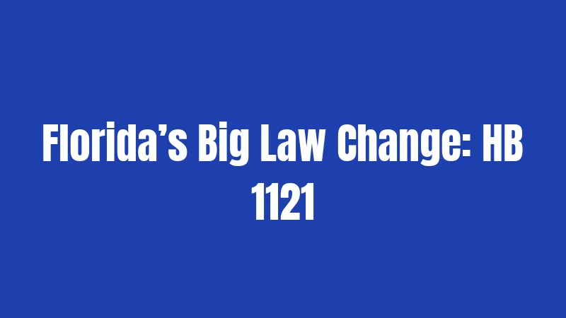 Drone Laws in Florida (2026): What Changed This Year 2 Florida’s Big Law Change: HB 1121