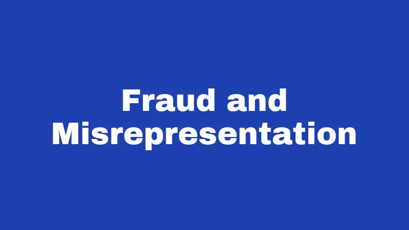 ESA Laws in Oregon (2026): Your Rights, Clearly Explained 4 Fraud and Misrepresentation