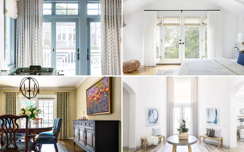 16 Stunning French Door Curtain Ideas to Transform Your Home 1 french door curtain ideas featured