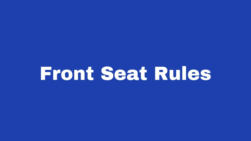 Car Seat Laws in Kansas (2026): Your Child's Ride Just Got Safer 4 Front Seat Rules