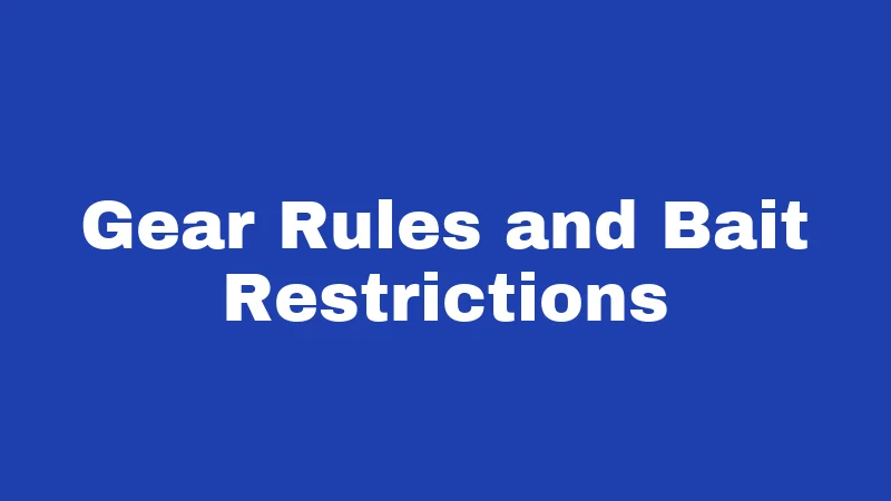 Fishing Laws in Utah (2026): Rules Every Angler Must Know 4 Gear Rules and Bait Restrictions