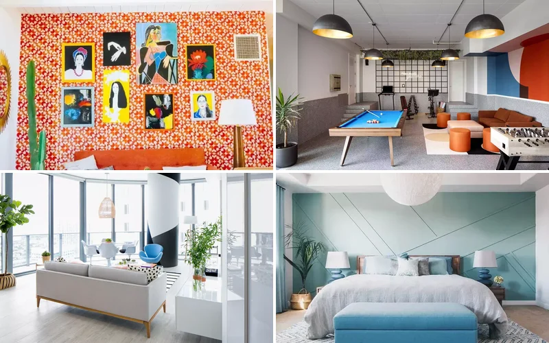 geometric wall design ideas featured