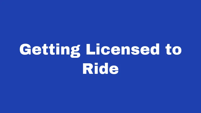 Motorcycle Laws in Kansas (2026): Rules Every Rider Must Know 1 Getting Licensed to Ride