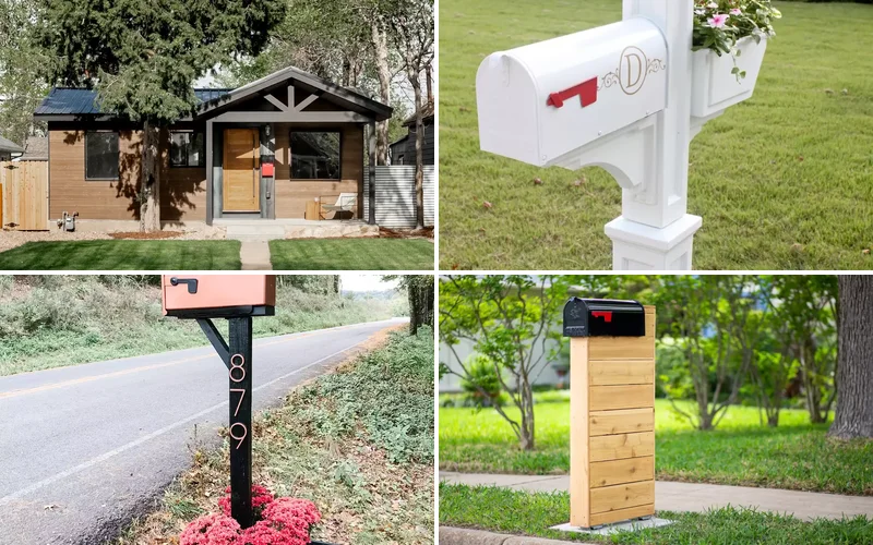 34 Creative Mailbox Ideas to Transform Your Home's Curb Appeal great mailbox ideas featured