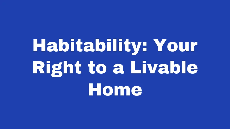 Rent Laws in Nebraska (2026): The Cornhusker Renter's Playbook 2 Habitability: Your Right to a Livable Home