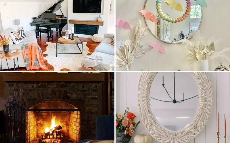 30 Enchanting Halloween Fireplace Mantel Ideas to Transform Your Space