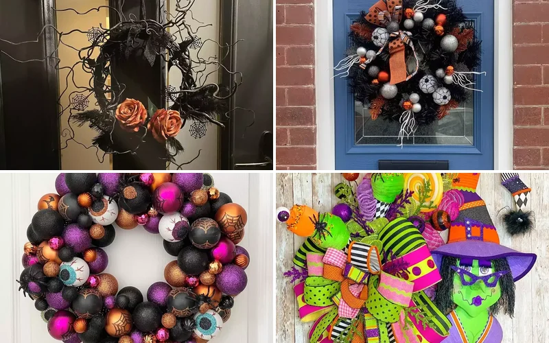 45 Spooktacular Halloween Wreath Ideas That Will Make Your Front Door the Neighborhood’s Favorite Stop