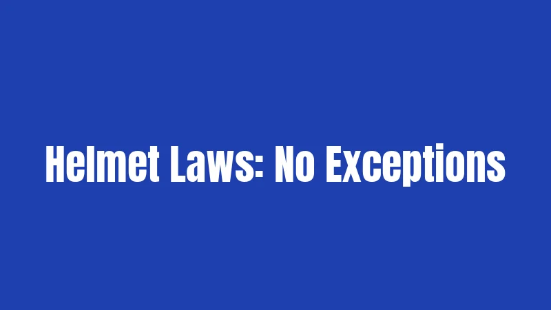 Motorcycle Laws in Massachusetts (2026): Rules Every Rider Must Know 2 Helmet Laws: No Exceptions