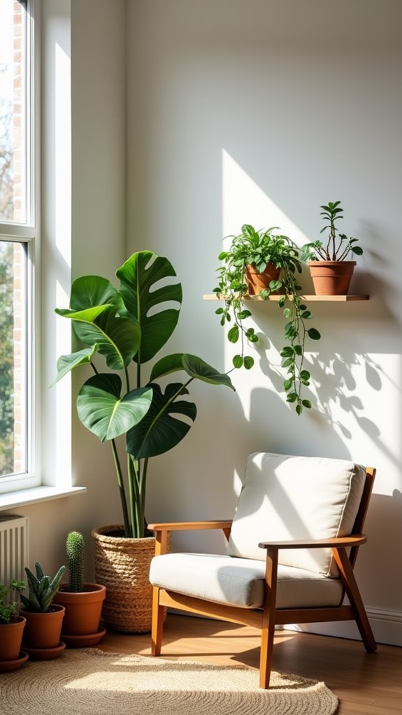 home decor with plants