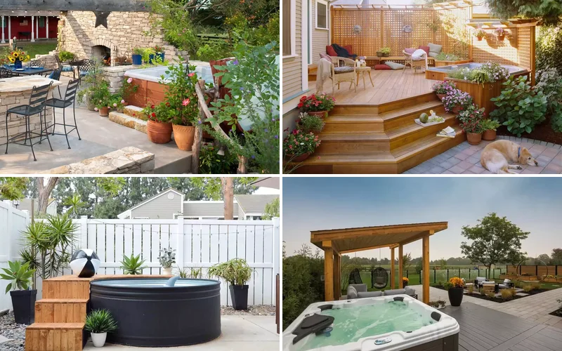 30 Stunning Hot Tub Deck Designs to Create Your Dream Backyard Retreat