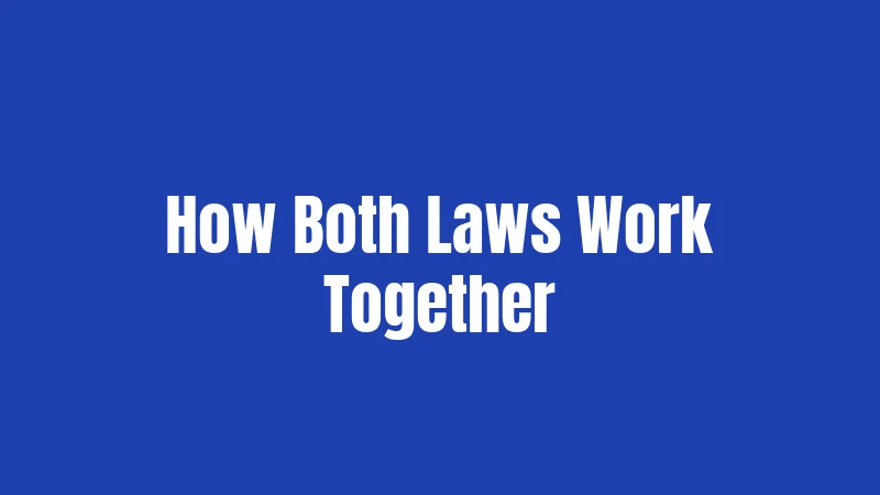How Both Laws Work Together