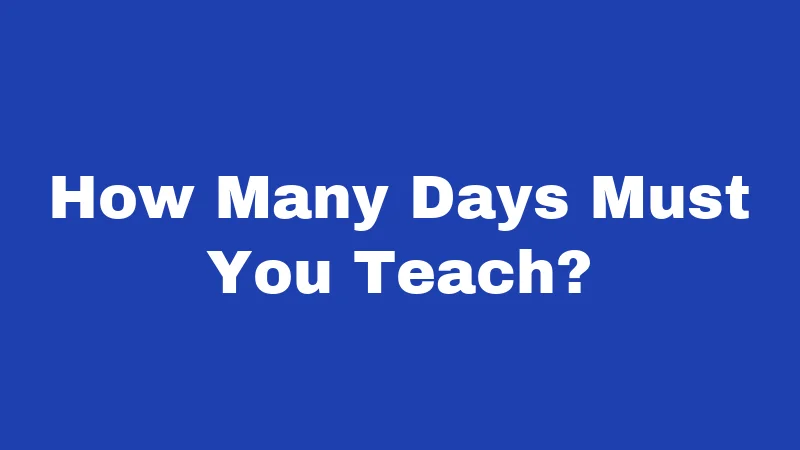 Homeschool Laws in Louisiana (2026): Your No-Stress Starting Guide 3 How Many Days Must You Teach?