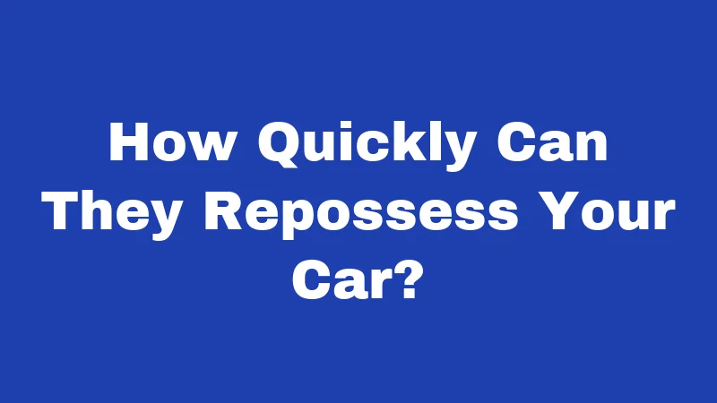 Repossession Laws in Mississippi (2026): Your Rights Before They Tow 1 How Quickly Can They Repossess Your Car?