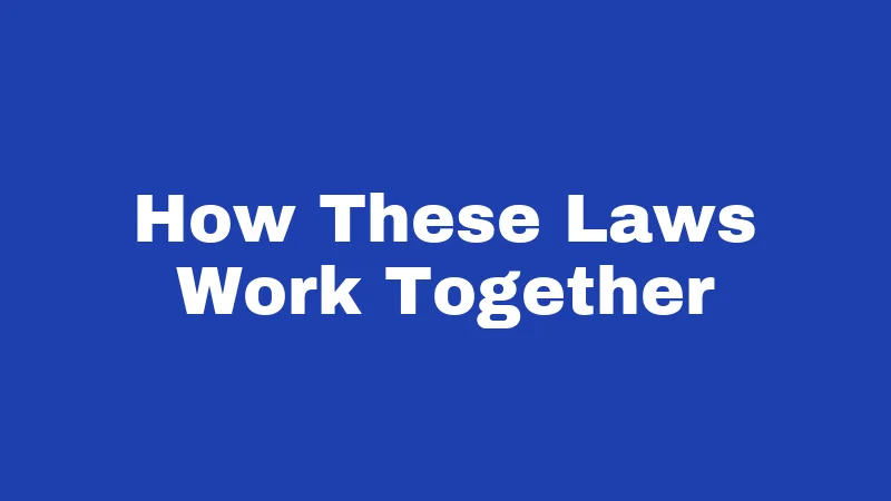 How These Laws Work Together