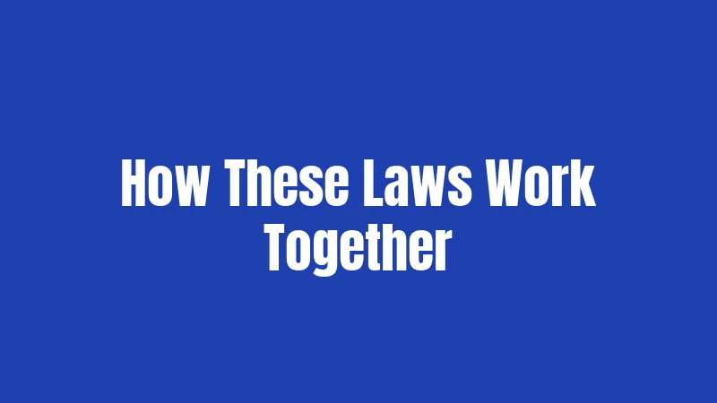 How These Laws Work Together