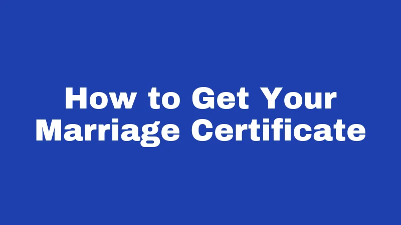 Marriage Laws in Connecticut (2026): Your Step-by-Step Guide to Tying the Knot 4 How to Get Your Marriage Certificate
