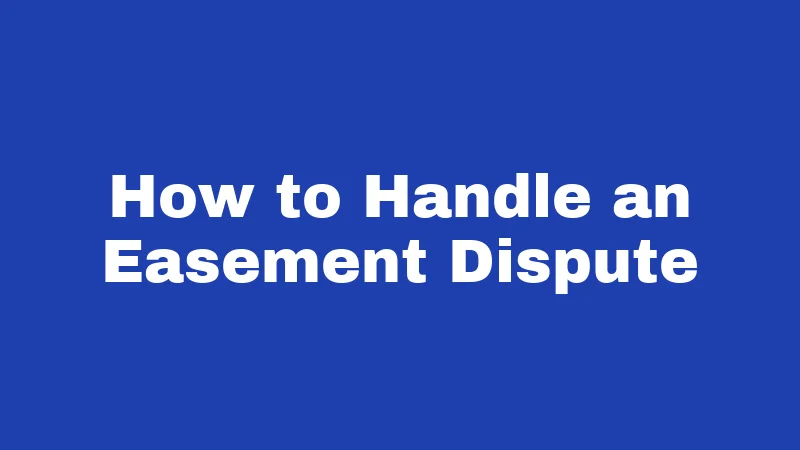 Utility Easement Laws in Oregon (2026): Your Property Rights Explained 5 How to Handle an Easement Dispute