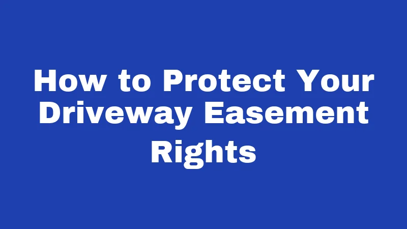 Driveway Easement Laws in New Mexico (2026): Who Really Owns That Road 3 How to Protect Your Driveway Easement Rights