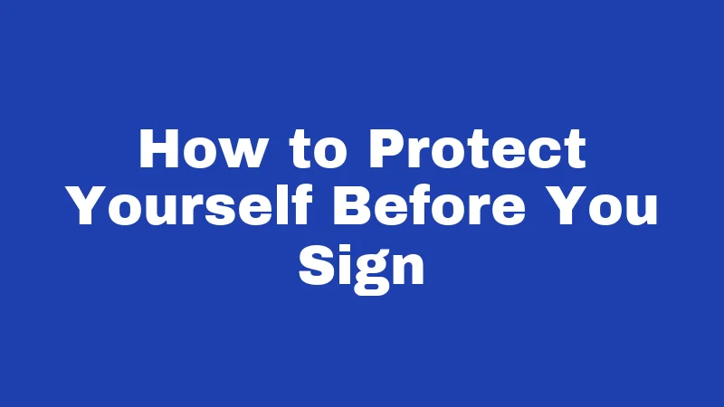 Rent-to-Own Laws in New Mexico (2026): New Rules Every Buyer Should Know 3 How to Protect Yourself Before You Sign
