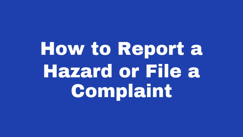 OSHA Laws in New Mexico (2026): The Rules Behind Every Job Site 3 How to Report a Hazard or File a Complaint