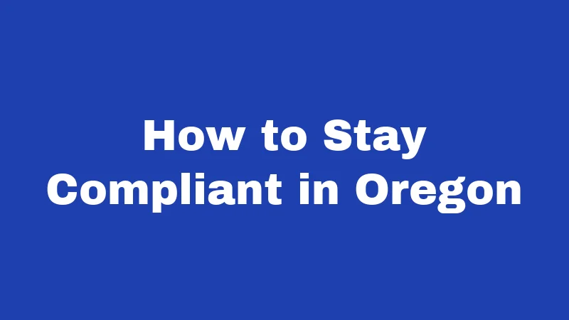 Blue Laws in Oregon (2026): A State That Said No Early 6 How to Stay Compliant in Oregon