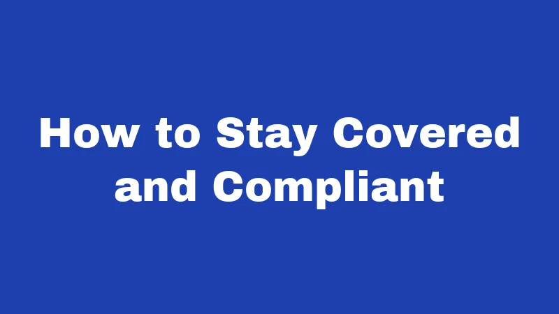 Car Insurance Laws in Kansas (2026): Your Full Coverage Breakdown 5 How to Stay Covered and Compliant