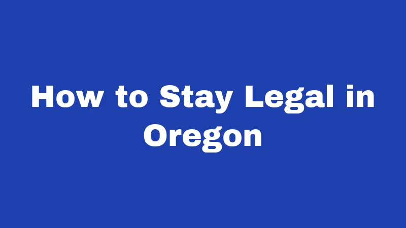 Gun Laws in Oregon (2026): Rules That Could Surprise You 5 How to Stay Legal in Oregon
