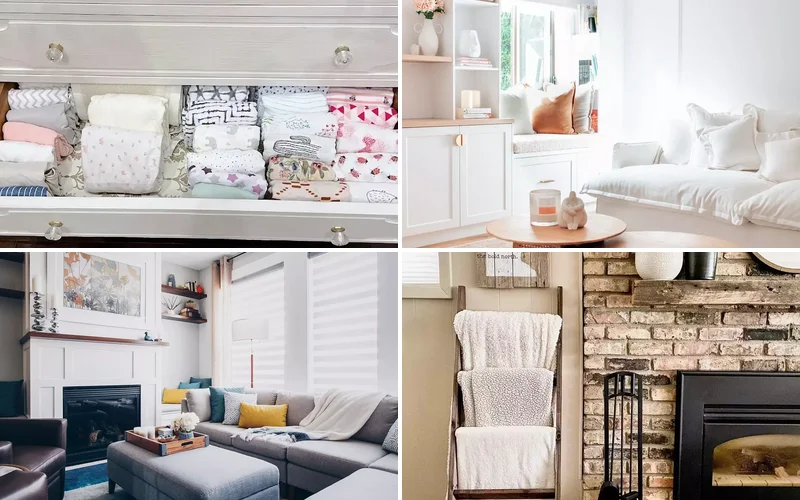 14 Creative Ways to Store Your Blankets: Stylish Organization