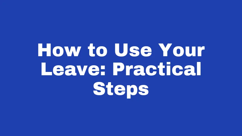 Maternity Leave Laws in Mississippi (2026): What New Moms Actually Get 5 How to Use Your Leave: Practical Steps