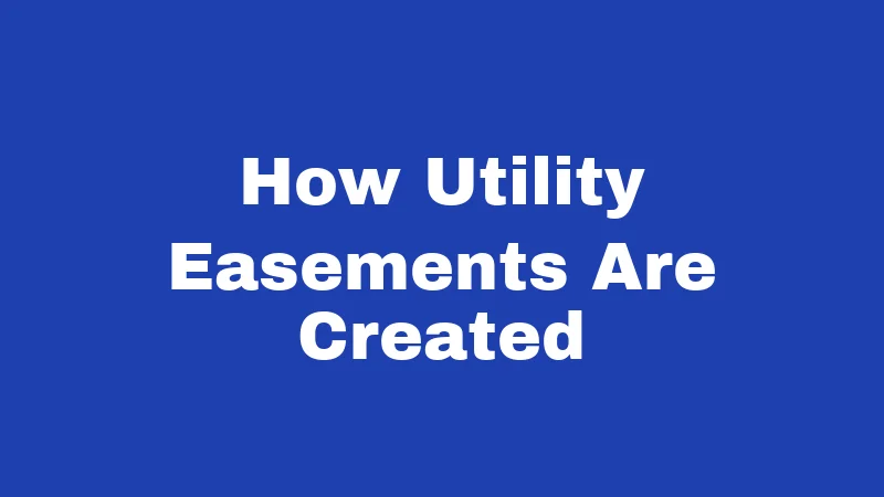Utility Easement Laws in Oregon (2026): Your Property Rights Explained 1 How Utility Easements Are Created