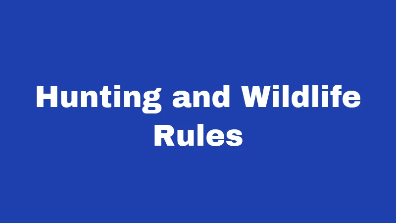 Drone Laws in Oklahoma (2026): Rules Every Pilot Must Know 4 Hunting and Wildlife Rules