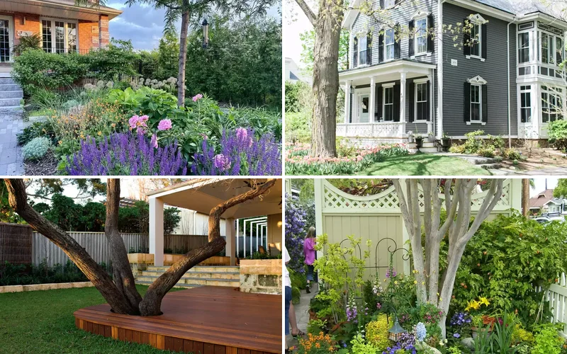 15 Creative Ways to Transform the Space Around Your Trees ideas for landscaping around trees featured