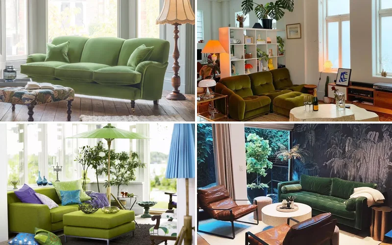 9 Stunning Ways to Style Your Emerald Green Sofa in the Living Room