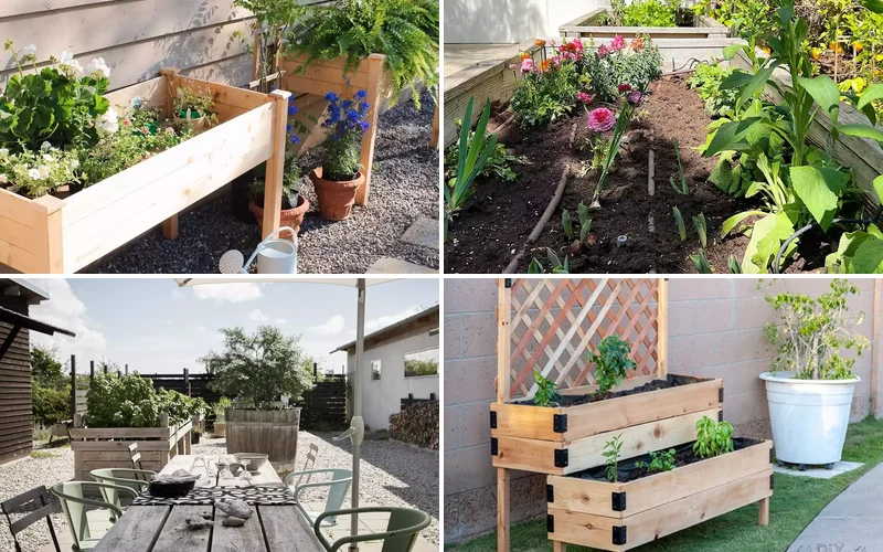inexpensive raised garden bed ideas featured