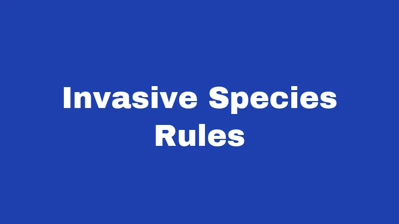 Fishing Laws in Kentucky (2026): Rules Every Angler Must Know 6 Invasive Species Rules