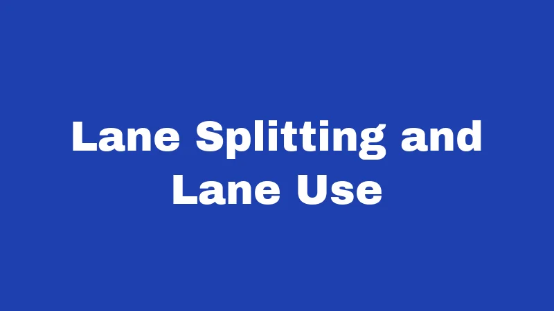 Motorcycle Laws in Mississippi (2026): Rules Every Rider Must Know 3 Lane Splitting and Lane Use