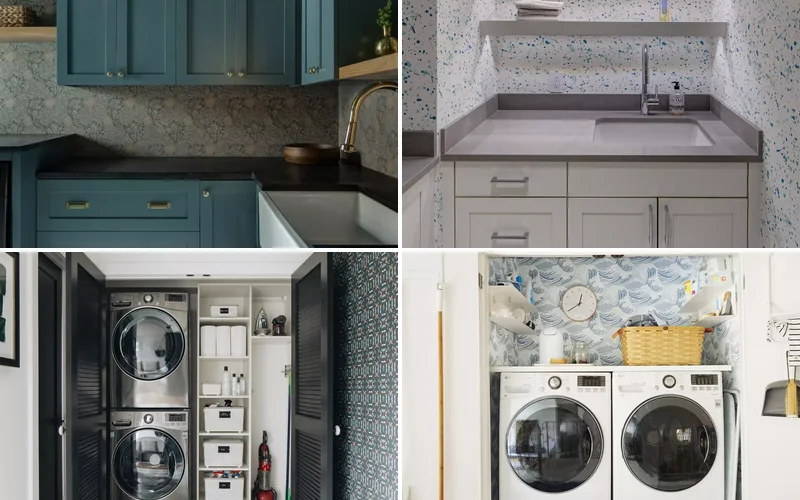 26 Bold Laundry Room Wallpaper Ideas That Will Transform Your Space