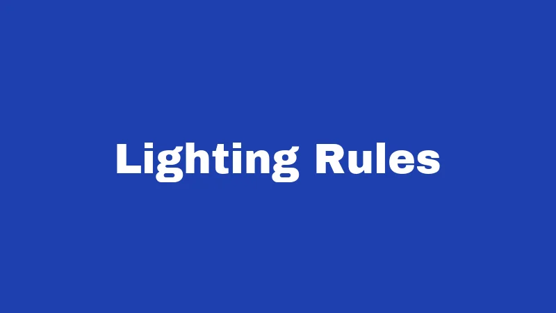 Lighting Rules