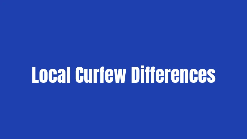 Curfew Laws in Illinois (2026): Your Complete Neighborhood Guide 2 Local Curfew Differences