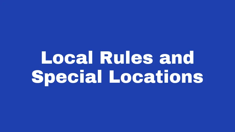 Local Rules and Special Locations