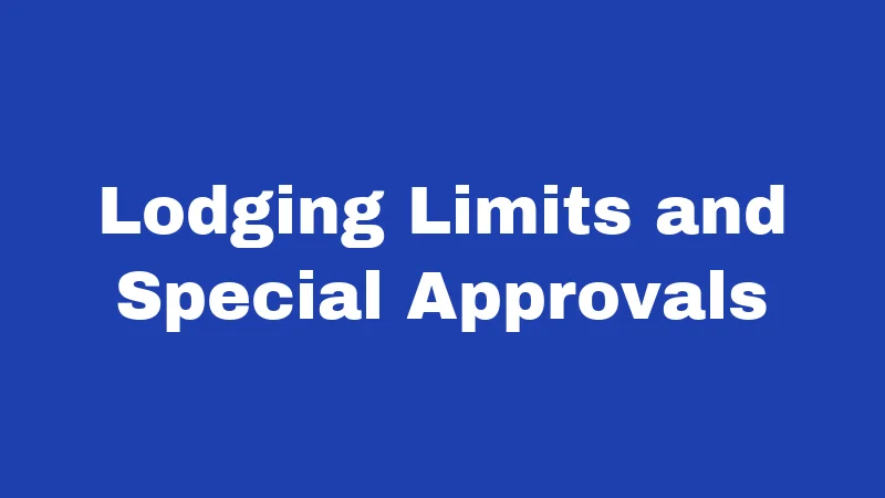 Per Diem Laws in New Mexico (2026): The Complete Reimbursement Breakdown 3 Lodging Limits and Special Approvals