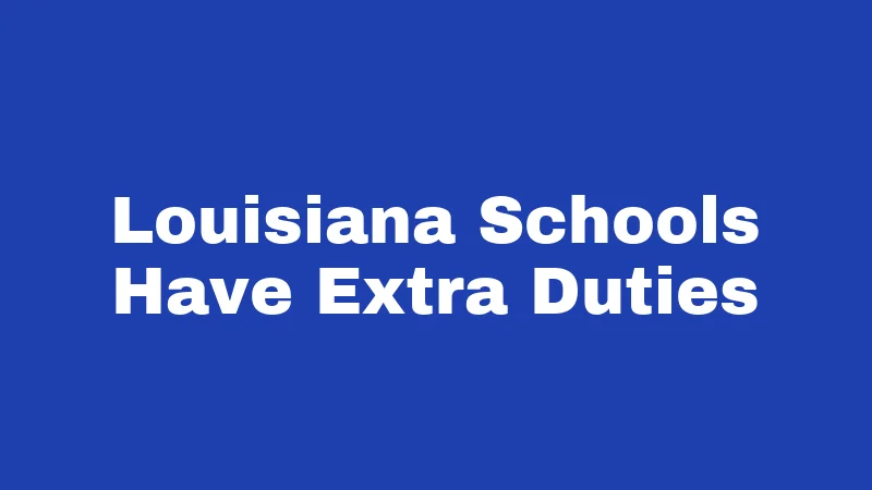 Breastfeeding Laws in Louisiana (2026): Your Rights, Clearly Explained 4 Louisiana Schools Have Extra Duties