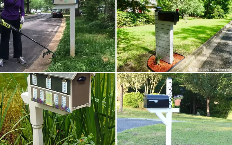 mailbox post ideas featured