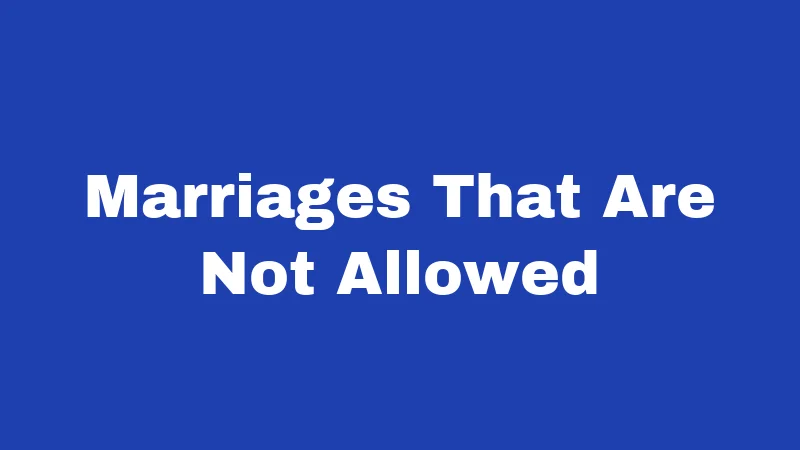 Marriage Laws in Arkansas (2026): Rules Before You Say I Do 4 Marriages That Are Not Allowed