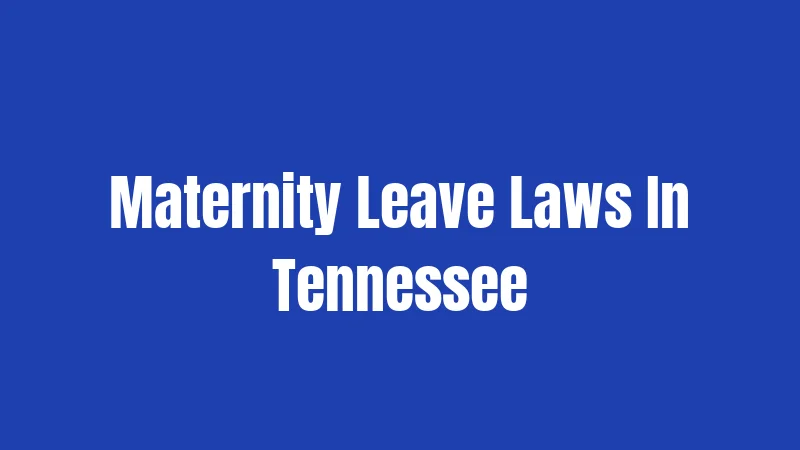 Maternity Leave Laws In Tennessee