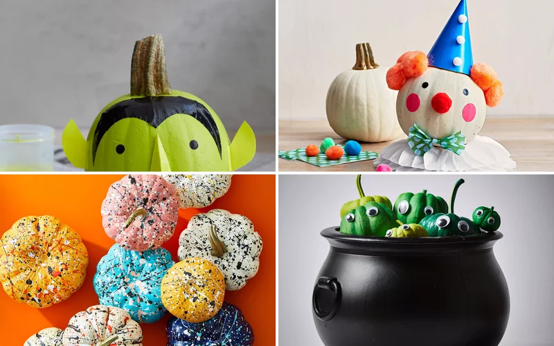 18 Creative Mini Pumpkin Painting Ideas for Autumn Decor 17 18 Creative Mini Pumpkin Painting Ideas for Autumn Decor