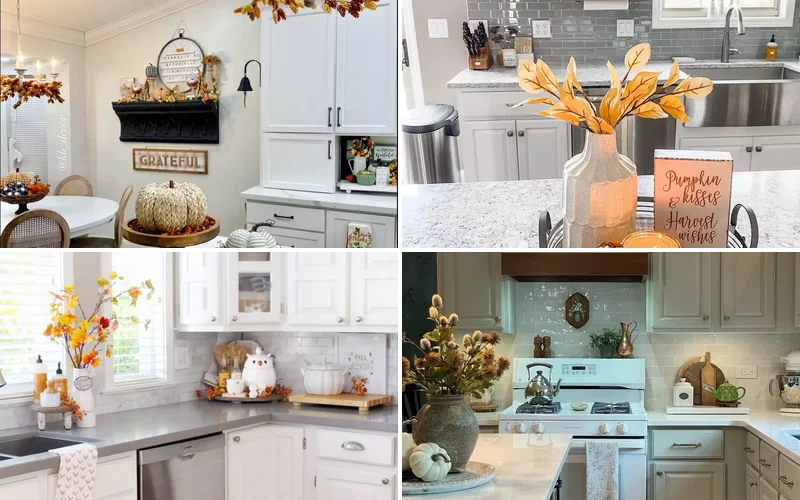 24 Subtle Fall Kitchen Decorating Ideas That Bring Perfect Autumn Warmth